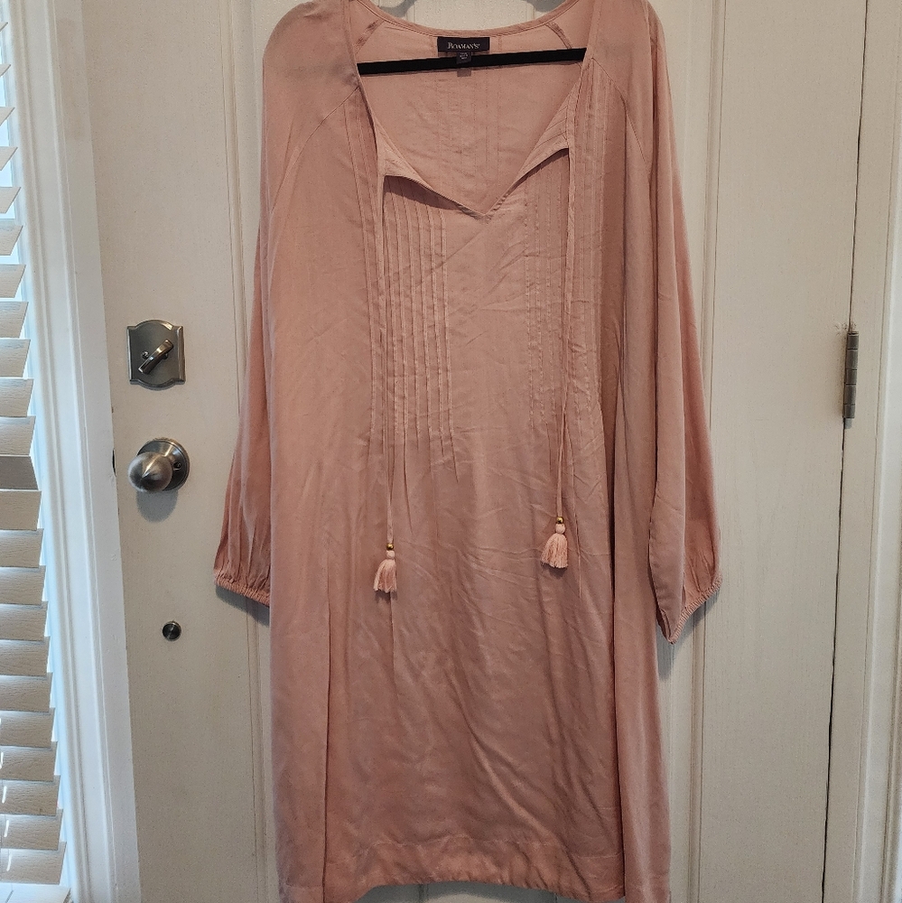 Roaman's Soft Pink Blouse